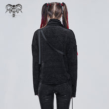 Load image into Gallery viewer, SR006 Punk daily life Turtleneck Women Sweater
