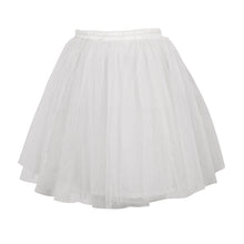 Load image into Gallery viewer, SKT00302 party full dress accessory women multilayer hard mesh white crinoline
