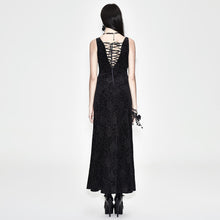 Load image into Gallery viewer, ESKT022 Gothic party nipped waist purple formal gown long rose lace booty package hip dress
