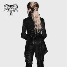 Load image into Gallery viewer, WT002 Gothic festival asymmetrical floral spiral lace up women waistcoat
