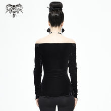 Load image into Gallery viewer, TT160 flat shoulder basic style Gothic T-shirt
