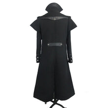 Load image into Gallery viewer, CT042 gothic men fake two pieces high collar woollen long coats

