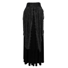 Load image into Gallery viewer, SKT127 Gothic velvet skirt
