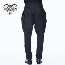 Load image into Gallery viewer, PT080 European stylish gothic jacquard oversize black breeches men trousers
