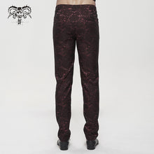 Load image into Gallery viewer, PT15902 Wine Girdle effect Gothic men trousers

