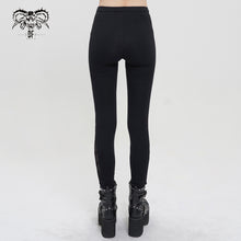 Load image into Gallery viewer, PT193 flocking printed leggings with chain
