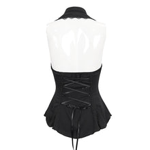 Load image into Gallery viewer, SHT09701 Gothic daily life Sleeveless women Blouse
