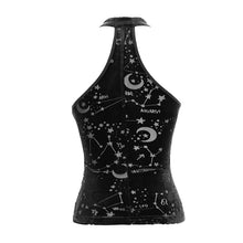 Load image into Gallery viewer, TT133 Stars and moon printing daily life dense velvet sexy ladies vests
