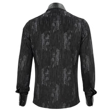 Load image into Gallery viewer, SHT098 Rib-shaped punk hand-painted men&#39;s shirt
