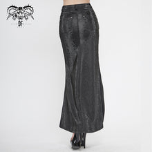 Load image into Gallery viewer, SKT124 Snakeskin pattern symmetrical slit skirt
