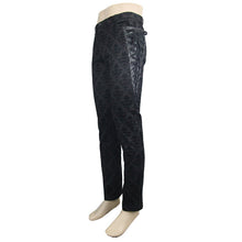 Load image into Gallery viewer, PT042 party wearing court flocking gothic patterned men trousers
