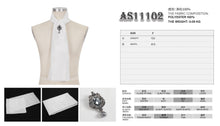 Load image into Gallery viewer, AS11102 white Gothic dress tie
