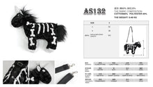 Load image into Gallery viewer, AS132 Skull Unicorn Plush Bag
