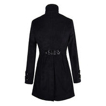Load image into Gallery viewer, CT023 Gothic fake two pieces embroidered turn down collar velvet men coat
