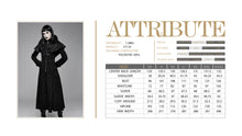 Load image into Gallery viewer, CT135 big shawl collar hand embroidered women zipper up gothic long coat
