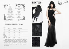 Load image into Gallery viewer, ESKT005 party darkness floral pattern floor length sexy women lace fishtail dress
