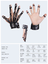 Load image into Gallery viewer, GE002 Devil fashion ghost claw rivets leather punk glove for men
