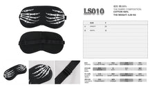 Load image into Gallery viewer, LS010 Ghost hand printed eye mask
