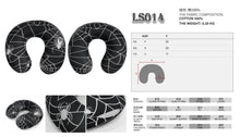 Load image into Gallery viewer, LS014 Spider web printing U-shaped pillow
