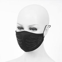Load image into Gallery viewer, MK022 punk leather hand embroidered patterned solid color cotton face mask
