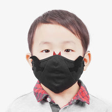 Load image into Gallery viewer, MK035 punk little devil cotton kids masks with wings and tusks
