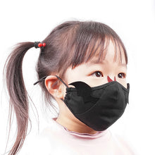Load image into Gallery viewer, MK035 punk little devil cotton kids masks with wings and tusks
