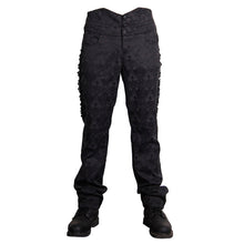 Load image into Gallery viewer, PT010 formal party jacquard men high waist floral Gothic trousers
