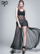 Load image into Gallery viewer, PT027 Summer party costume Gothic jacquard shorts with chiffon backswing
