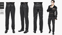 Load image into Gallery viewer, PT145 Gothic men basic style jacquard trousers
