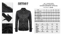 Load image into Gallery viewer, SHT067 Punk shiny pleated basic style men shirts
