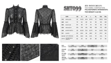 Load image into Gallery viewer, SHT099 Gothic daily wear Pattern Long Sleeve Shirt
