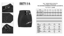Load image into Gallery viewer, SKT114 Military uniform punk package hip skirt
