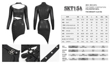 Load image into Gallery viewer, SKT154 fine-grained glossy asymmetric dress
