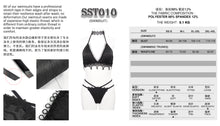 Load image into Gallery viewer, SST010 Gothic lace halter bikini swimsuit suit
