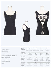 Load image into Gallery viewer, TT037 everyday summer heart-shaped hollow out Modal sexy ladies lace up vest
