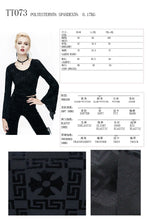 Load image into Gallery viewer, TT073 Summer daily gothic pattern comfortable horn sleeves sexy ladies velvet T-shirt
