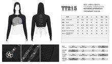 Load image into Gallery viewer, TT215 transparent chest women hoodie
