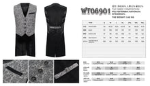 Load image into Gallery viewer, WT06901 gothic men&#39;s vest with tail
