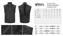 Load image into Gallery viewer, WT071 Punk techwear keel vest
