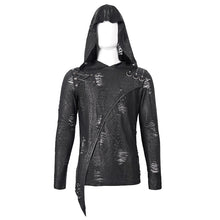 Load image into Gallery viewer, TT164 Diablo Shabby Hooded Long Sleeve T-Shirt
