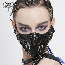 Load image into Gallery viewer, MK04602 women bucktooth bright punk leather mask
