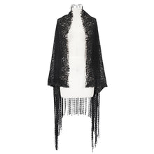Load image into Gallery viewer, CA023 Lace fringed shawl
