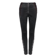 Load image into Gallery viewer, PT151 Everyday Gothic Pattern Leather Pants
