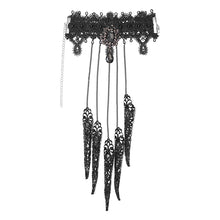 Load image into Gallery viewer, AS051 gothic sexy women lace bracelet with decoration fingerstall
