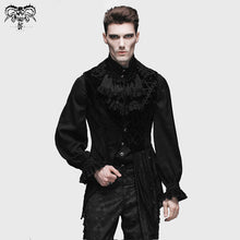 Load image into Gallery viewer, WT004 Gothic event floral chinese frog button lace up slim fit men short vests
