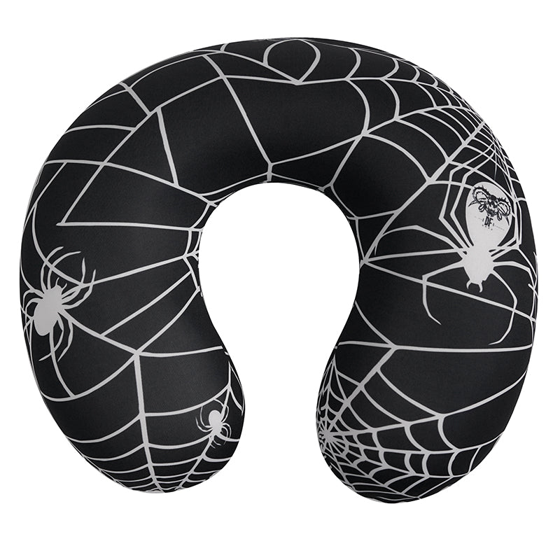 LS014 Spider web printing U-shaped pillow