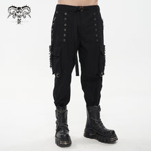 Load image into Gallery viewer, PT183 Three-dimensional chain metal darkness men&#39;s overalls

