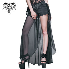 Load image into Gallery viewer, PT027 Summer party costume Gothic jacquard shorts with chiffon backswing
