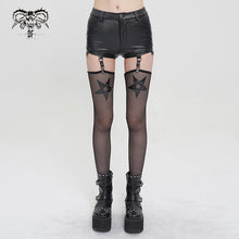 Load image into Gallery viewer, PT162 Pentagram stockings punk pants
