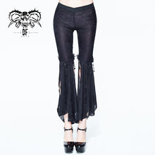 Load image into Gallery viewer, PT072 Summer daily wearing Paisley dark fringe sexy women ninth bell bottoms pants
